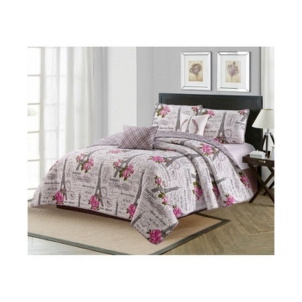 HARPER LANE Vintage Paris 5 Piece Quilt Set King